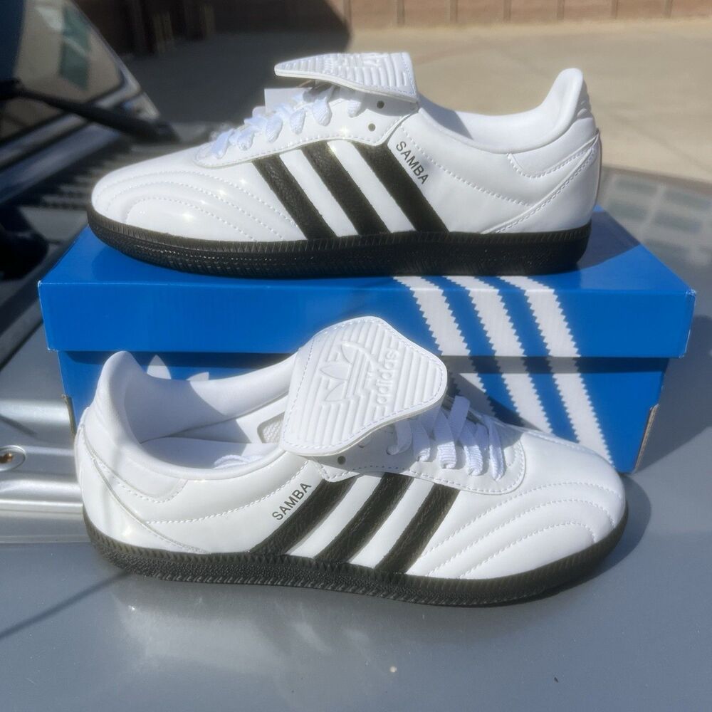 Adidas Originals Samba LT White Black Lifestyle Women Shoes Rare JI2706 Sz 7.5
